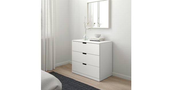 IKEA NORDLI Chest of 3 drawers White Bedroom Urban Sales